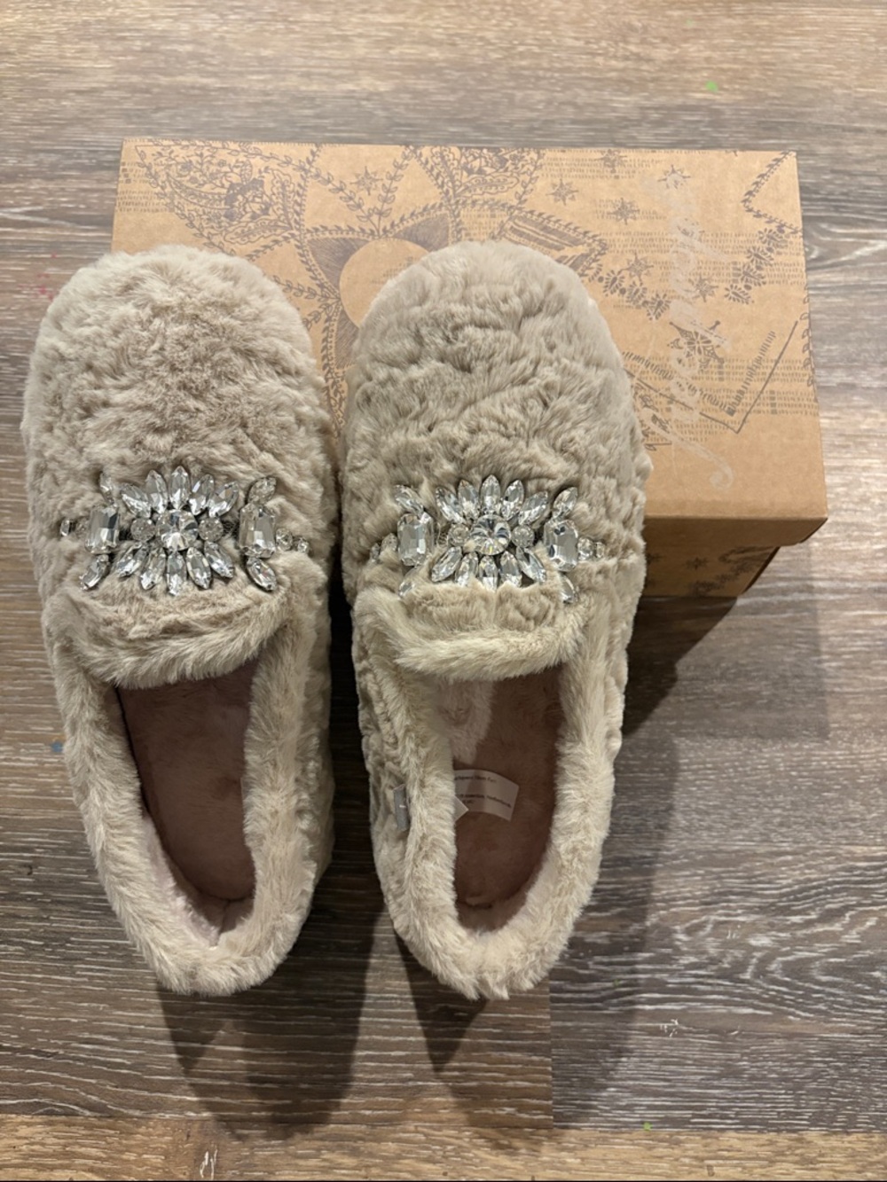 Free People Slumber Party Loafer Slippers  Vanilla Latte